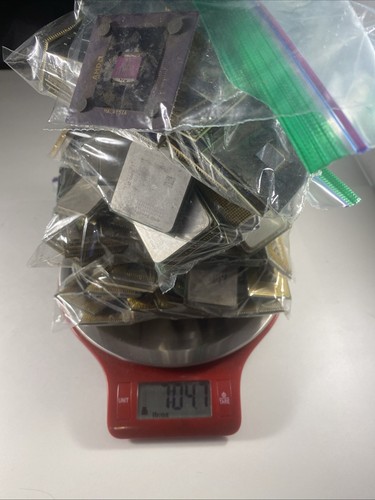 Lot of 7 Lbs 4oz AMD & Intel Processors CPU’s for Scrap Gold Recovery ...