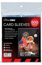 Ultra Pro - 500 Count - Clear Poly - Trading Card Penny Sleeves