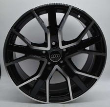 4 cerchi lega nuovi audi q3 q5 r19 nero lucido diamantato lt005515