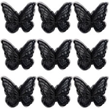10pcs Butterfly Hair Clips for Women, Non-Slip Embroidery Butterfly Hair Pins...