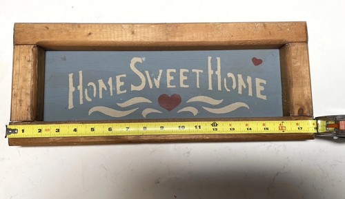Vintage Wooden Home sweet Home Sign - Picture 2 of 5
