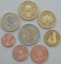 Euro Coin Set Austria 2025 Uncirculated