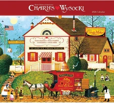 Carousel Calendars Charles Wysocki Americana Deluxe Wall Calendar 2026 – Timeles