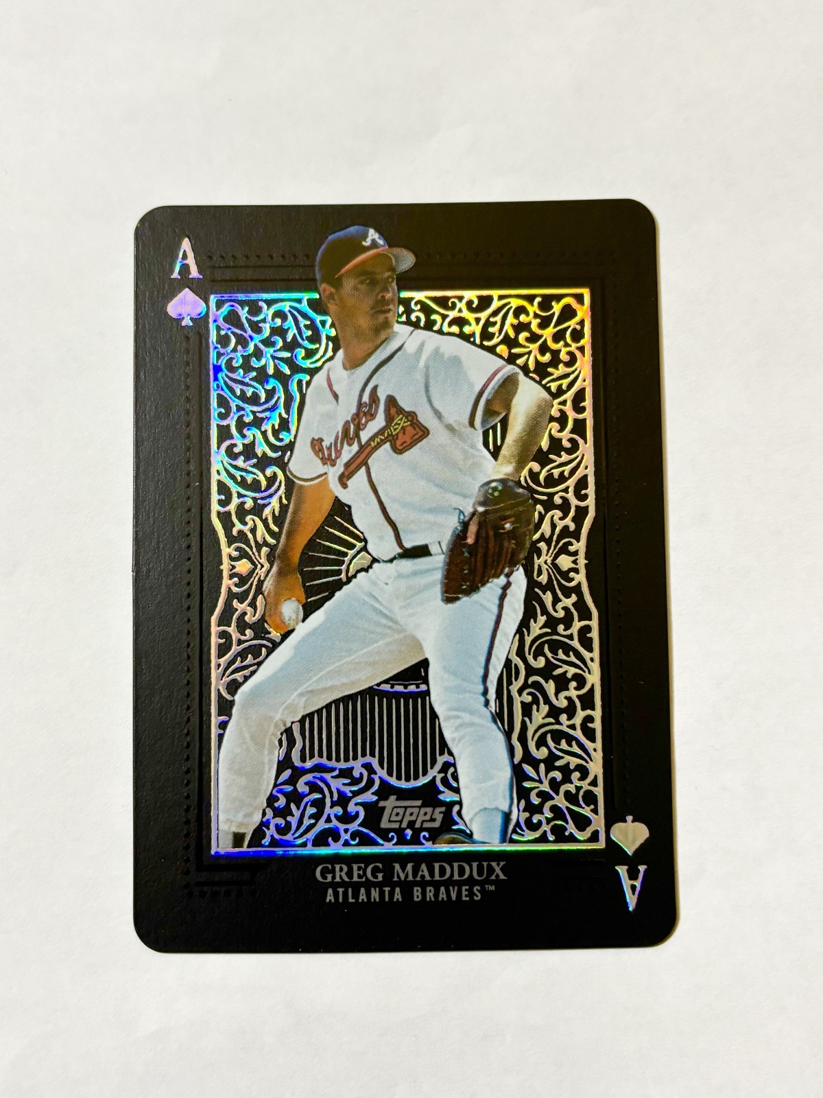 Greg Maddux 2025 Topps All Aces Case Hit SSP Die-Cut Holo #AA-5 Atlanta Braves
