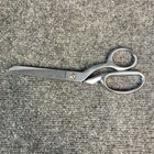 Gingher 8” Dressmaker Chrome Plated Steel Fabric Shears Scissors Italy Made Euc