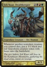 Sek'Kuar, Deathkeeper (Commander 2013) #210 - Oversize Cards Magic The Gathering