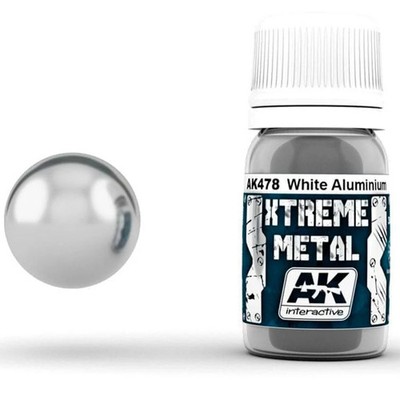 AK Interactive XTREME METAL Weißaluminium (AK478)