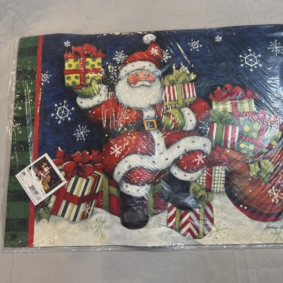 Alfombrilla de puerta de Navidad Magnet Works regalos de Santa 18*29,5 pulgadas Foto 2 de 4