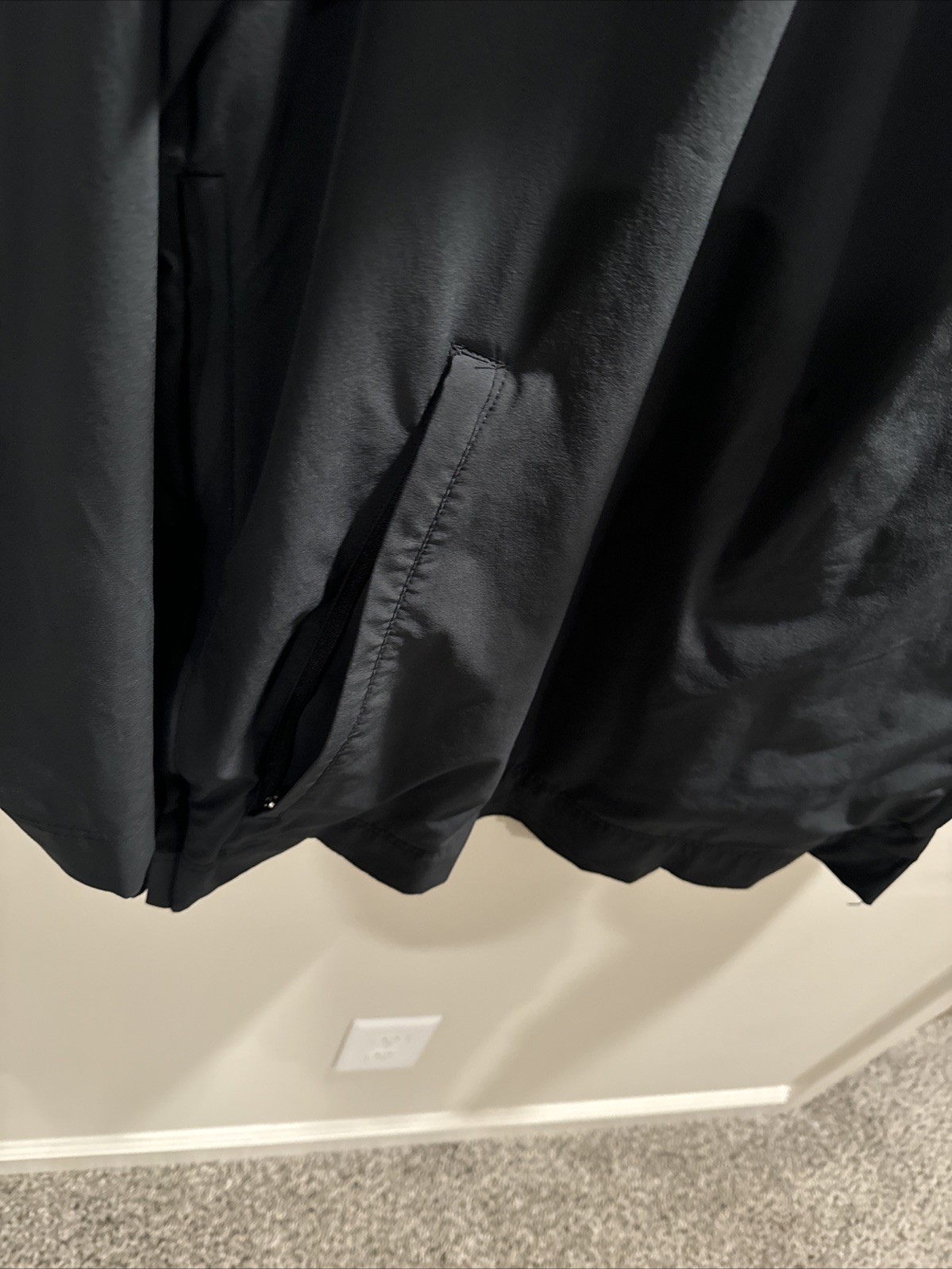 SACAI X NIKE Nike Purdue 1 4 Zip Pullover con Cappuccio Uomo L Nero Tasche Frontali Cappuccio Stoccabile