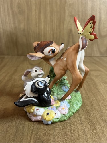 DISNEYS MAGIC MEMORIES BAMBI CERAMIC FIGURINE LIMITED EDITION 829 Vintage