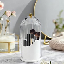 BSDLZCH Toothbrush Holder with Cover, 360 Rotating Dust-proof Toothbrush Hold...