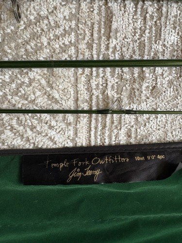 Temple Fork Outfitters Jim Teeny Series Fly Rod 10wt 9ft 4pc Travel Rod Fish - Picture 3 of 17