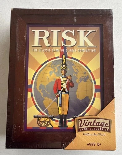 RISK: Vintage Collection Wooden Box Bookshelf Edition by Hasbro,BRAND NEW SEALED