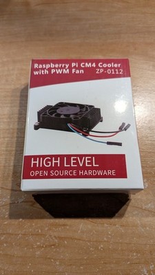 Aluminum Alloy Heat Sink with Speed Control PWM Fan for Raspberry Pi CM4 ZP-0112