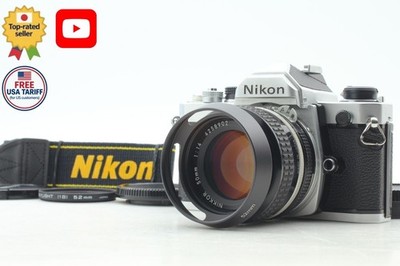   [MINT] Nikon FM 35mm SLR Film Camera + Ai NIKKOR 50mm f/1.4 Lens From JAPAN