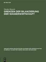 Grenzen Der Bilanzierung Der Wasserwirtschaft Theodor Musterle