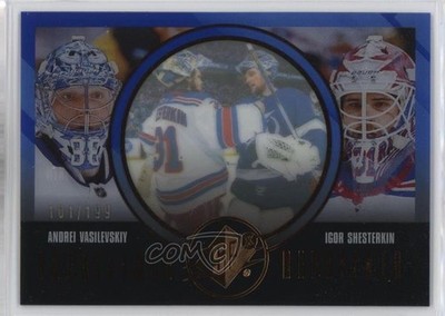 2024 SPx Excellence Redefined Blue /199 Andrei Vasilevskiy Igor Shesterkin 0y1u