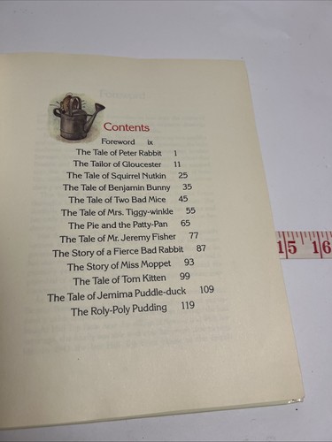 Tales Of Peter Rabbit And His Friends By Beatrix Potter Hardback Book 1984 Illu - Imagen 9 de 19