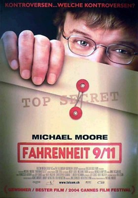 Fahrenheit 9/11 - Michael Moore - Filmposter 120x80cm gefaltet