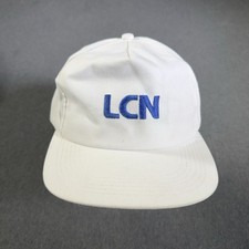 VTG K Products Hat OSFA White LCN Trucker Made In USA Adjustable Classic