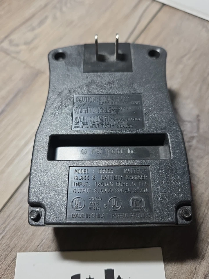 Mattel 1997 TMH 4-Hour Quick Charger Model 33005, TYCO RC - Image 4 of 4