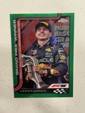2025 Topps Chrome F1 #99 Max Verstappen Gran Prix Winner Green Refractor /99