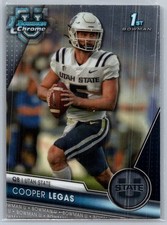 Cooper Legas 168 2023 Bowman University Chrome Utah State Aggies Card