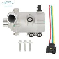 Electric Water Pump For BMW N20 Engine Flat Connector F30 F10 F25 328i 528i 2.0L
