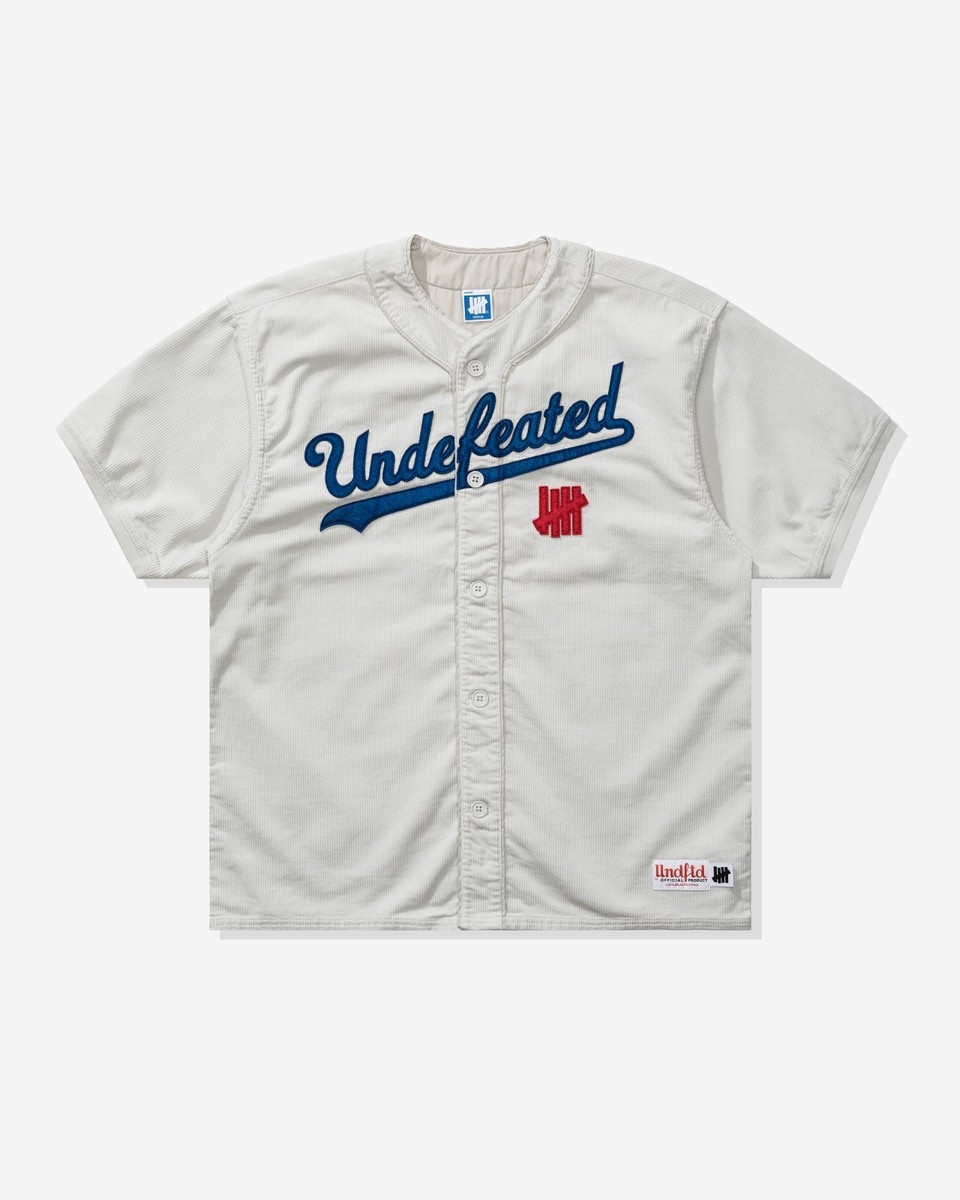 Undefeated Dodgers Corduroy Baseball Jersey (Grey) - Small | eBay