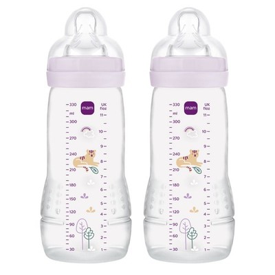 Mam Easyactive Flaschen Babyflaschen 330 ml Bottle 2er Set  NEU