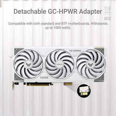 ASUS TUF GeForce RTX™ 5070 Ti 16GB GDDR7 BTF White OC Edition