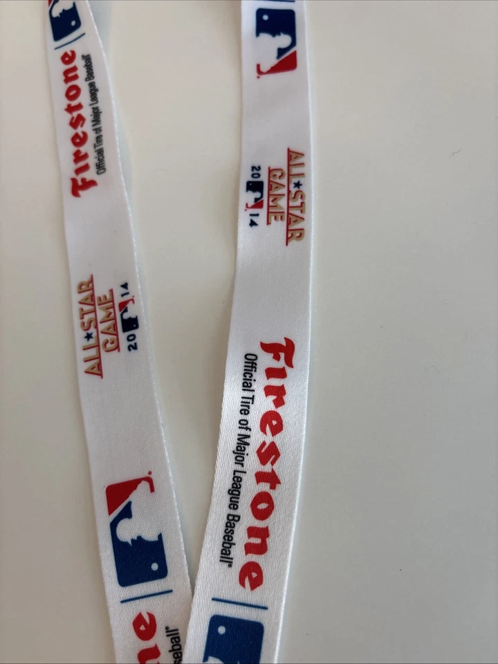 2014 MLB All-Star Game Minnesota Twins Target Field White Lanyard - Image 2 of 2