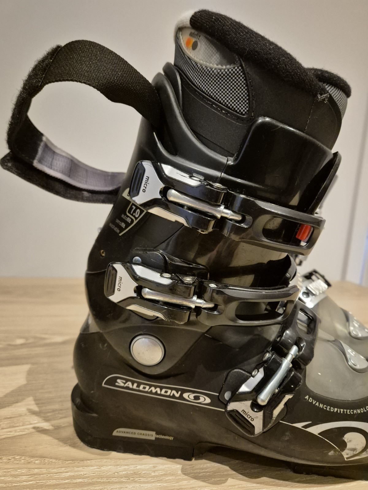 Scarponi da sci Salomon Ellipse 7.0 neri taglia 5 US 6.5 EU 38 • donna