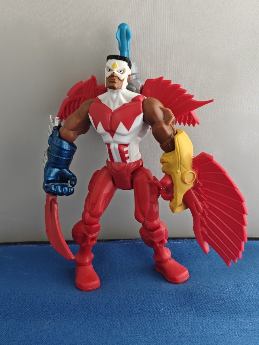 Lot de 2 figurines super hero mashers Iron Man stealth furtif et Faucon/ Falcon Avengers - Jeux & Jouets