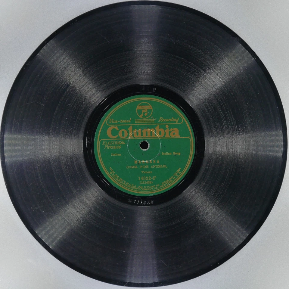 FORTUNATO DE ANGELIS Un Mazzolin Di Fiori / Maruska COLUMBIA 14532-F VG- 78 - Image 4 of 4