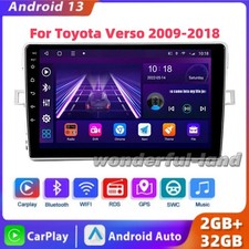 For Toyota Verso 2009-2018 Android 13 Car Stereo Radio CarPlay Head Unit WIFI FM