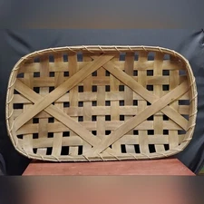 Vintage Tobacco Drying Basket Decor