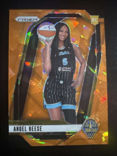 2024 Panini Prizm WNBA - Angel Reese #147 Orange Ice Prizm (RC)