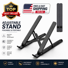 Adjustable Laptop Stand Foldable Aluminum Desk Riser Portable Ergonomic