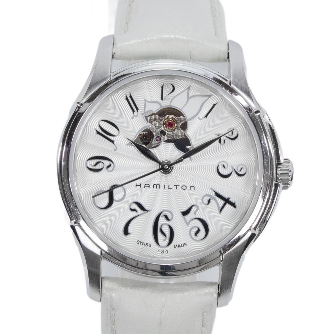 Hamilton Jazzmaster Lady Automatic Skeleton Flowe… - image 2