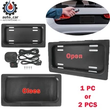 New 1PC / 2PCS Rear License Plate Frames Universal License Plate Tag Holder USA