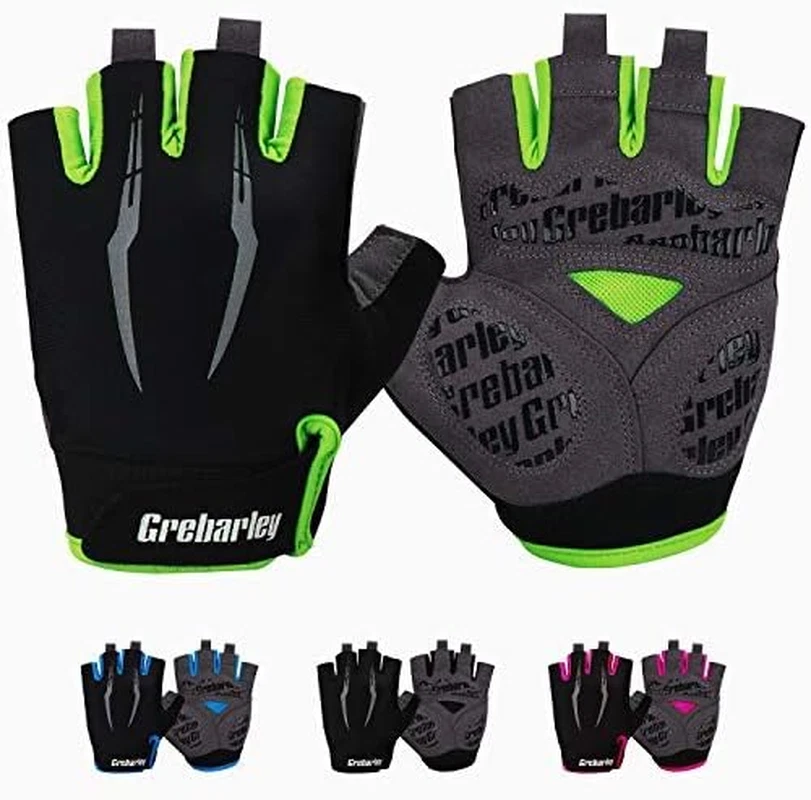 Guanti da Ciclismo per Bambini Uomo Guanti Mezza Dita Guanti Tattici per Ragazzi Ragazze Guanti Sportivi Antiscivolo per Bicicletta Scooter