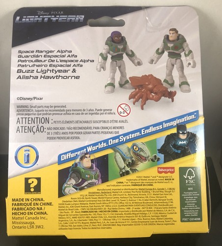 NEW Disney Pixar Buzz LIGHTYEAR & Alisha Hawthorne Imaginext Action Figures Set - Picture 2 of 3