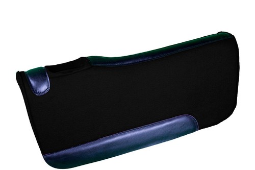 Almohadilla de silla de montar de rendimiento de fieltro Resistance 31 x 32 con cueros de desgaste 1,5" de espesor - Imagen 6 de 18
