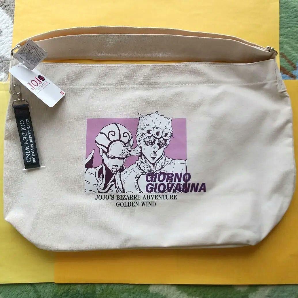 Japan Anime JOJO'S BIZARRE ADVENTURE Golden Wind Shoulder Tote Bag Giorno Giovan