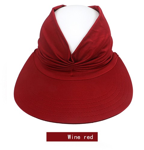Womens Summer Wide Brim Foldable Sun Hat Anti-UV Ladies Beach Visor Caps Hat NEW - Picture 28 of 29