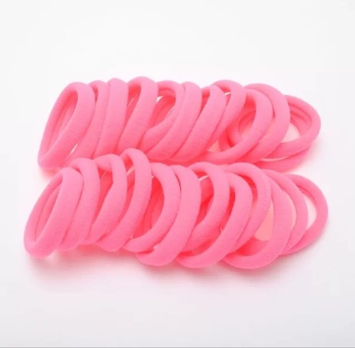 5CM Thick strong Hair Ties women girls School Endless Hair Elastic Bobbles Bands - Picture 35 of 68