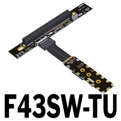 PCIe 5.0 M.2 NGFF NVMe Key M-to-PCI-E 5.0 X16 Graphics Card Extension Cable