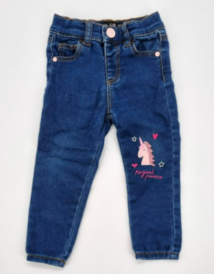 Primark Jeans Hose Skinny Blau für Mädchen in Gr. 74/80 (9-12 Monate)