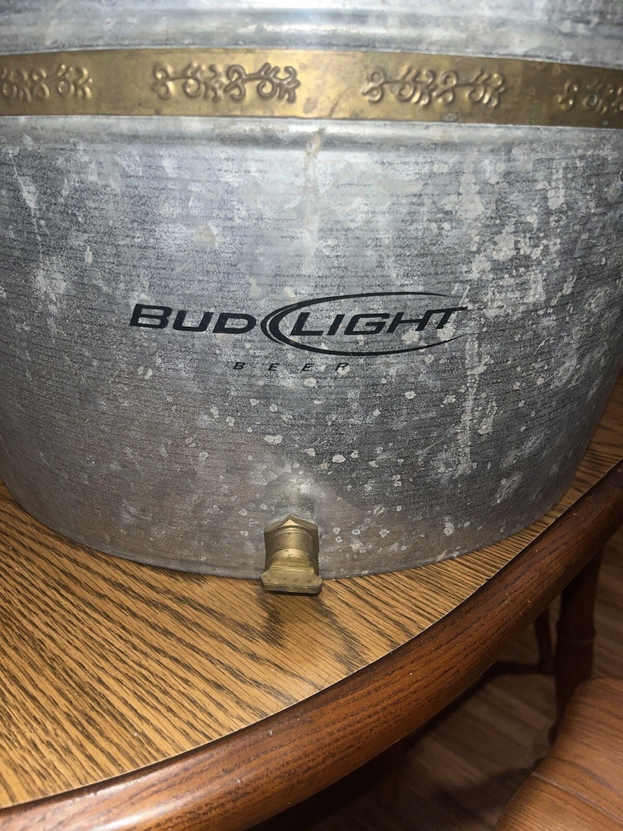 Bud Light Stainless Steel Beer Tub | eBay